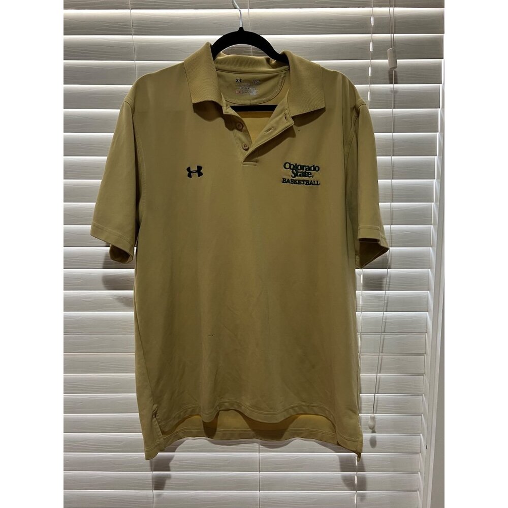 Under Armour Colorado State Rams Basketball Polo Shirt - Size L